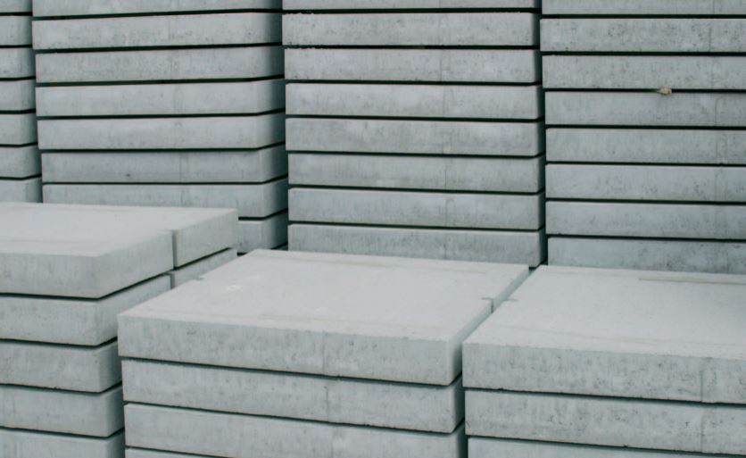 Concrete slab 120x80x12cm - Grey - photos 5